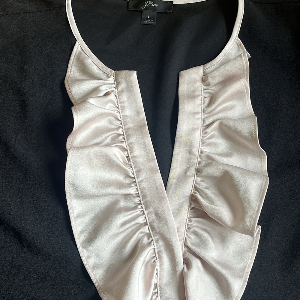 J.Crew Ruffle Blouse - Picture 2 of 4